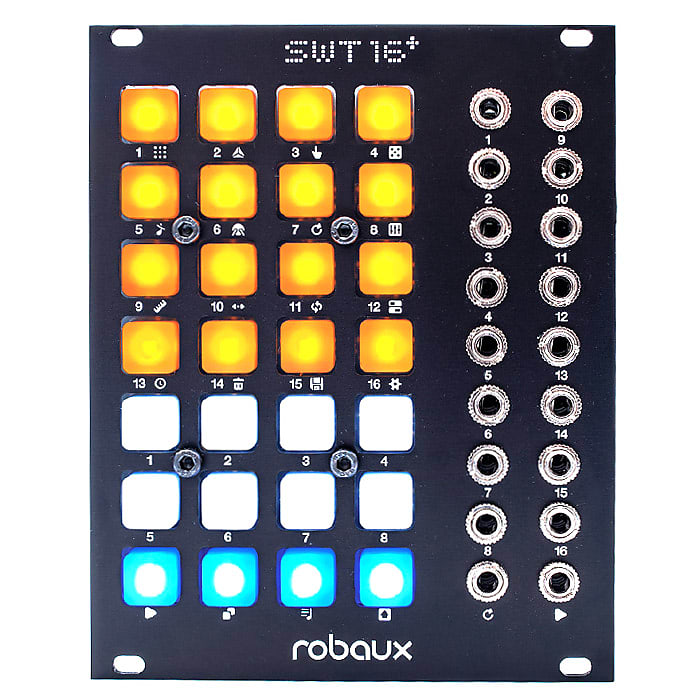 Robaux SWT16+ - 16 track trigger sequencer - Eurorack