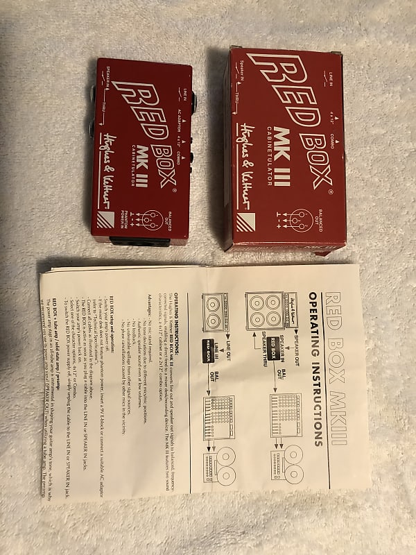 Hughes & Kettner Red Box Mk III 1995 - Red image 1