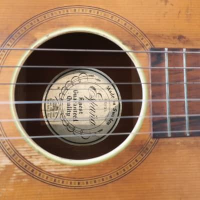 Vintage 1960s Espana Classical Guitar Made In Sweden Dinged Up Worn In Player Grade Low Action image 4