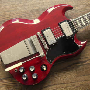 Greco SG with Lyre Vibrola 1963 Reissue SS63-70 - One of The Rarest! Maestro Tremolo image 5
