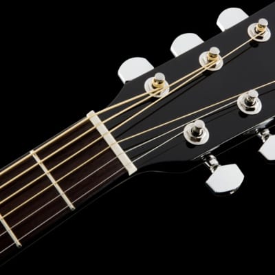 Fender Classic Design CC-60SCE Concert Black Electro Acoustic Guitar image 6