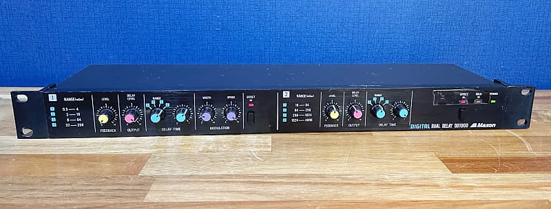 Maxon DD1000 Dual Digital Delay - 80's Vintage Rack | Reverb Canada