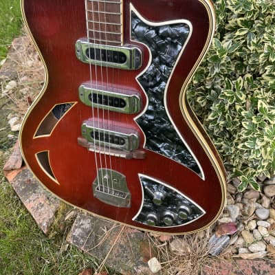 Perlgold Verythin Thinline Guitar 1960 image 7
