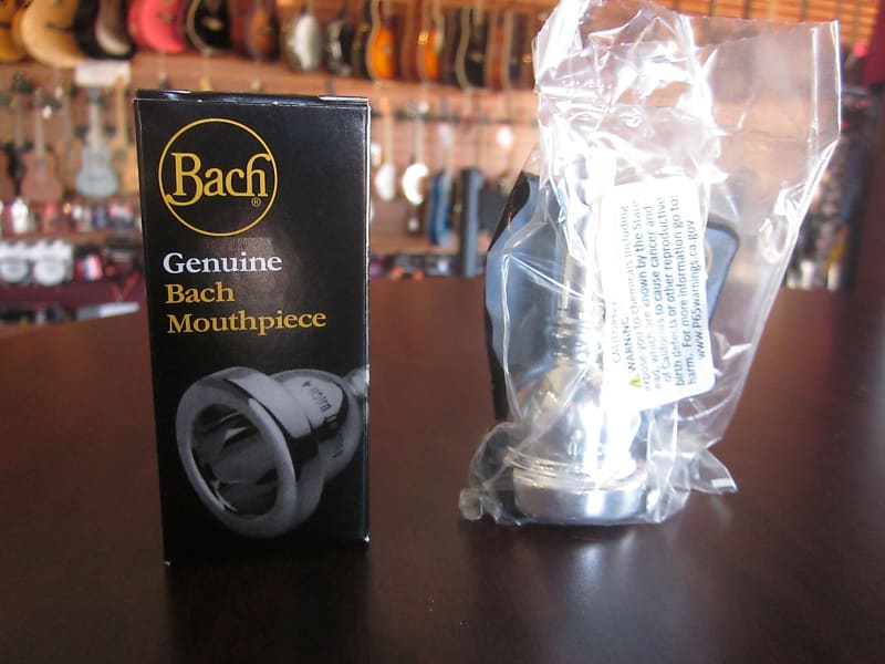 Bach 341 Classic Series Silver-plated Large Shank Trombone Mouthpiece -  6-1/2AL