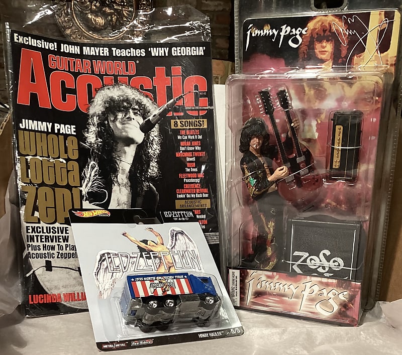 Jimmy Page Action Figure Hot Wheels Led Zeppelin 75 Tour Bus JP Acoustic Magazine Reverb The Netherlands