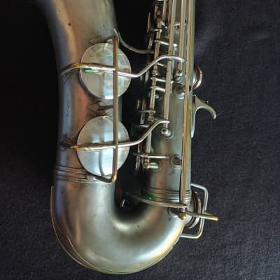 CONN TRANNY 6M 256xxx Alto Sax SILVER GOLDEN BELL, SOUNDS GREAT ALL ORIGINAL image 10