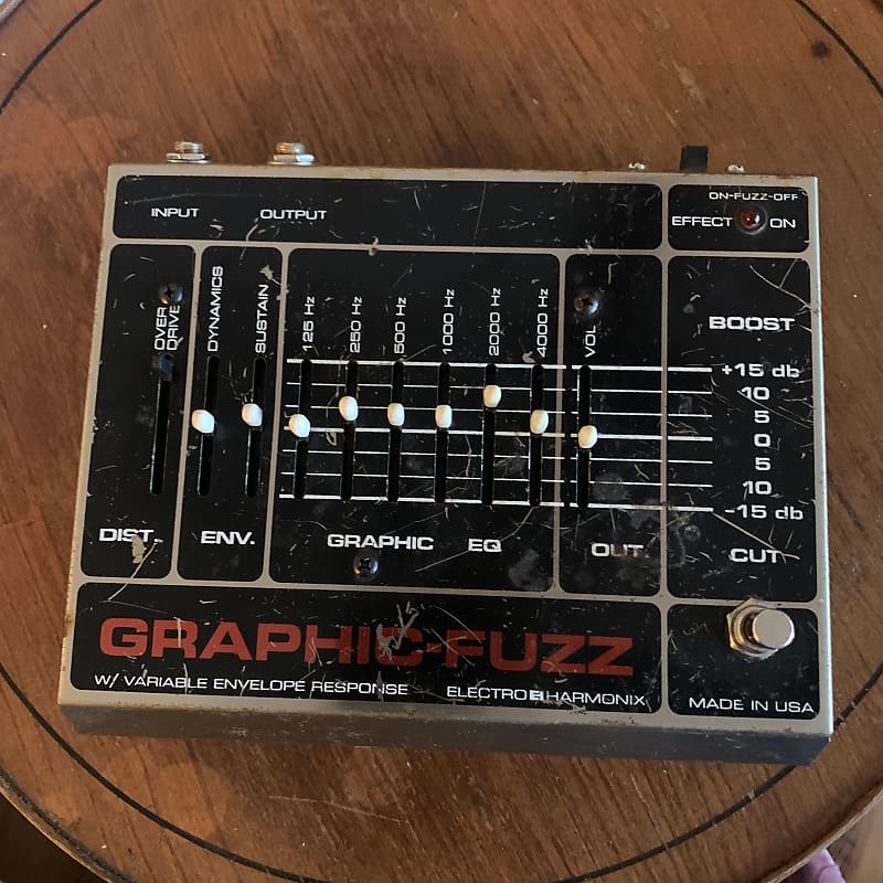 Electro-Harmonix Graphic Fuzz EQ / Distortion / Sustainer 1980s - Black /  Red