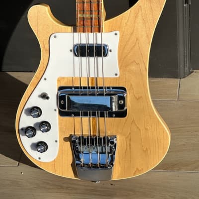 Rickenbacker 4001 Bass 1977 - gorgeous Mapleglo 4001 in a rare Left Handed spec that is like New in all respects. for sale