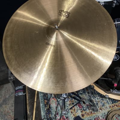 David Garibaldi's Tower of Power, Paiste 18" 2002 Series, Black Letter Crash Cymbal, 1750g 1978 image 3