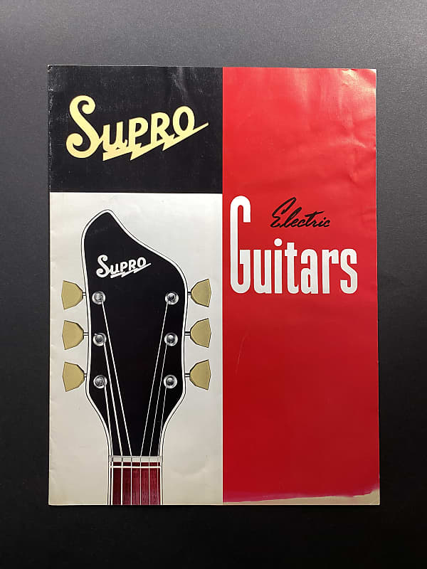 1962 Supro Catalog Case Candy Brochure Memorabilia Reverb