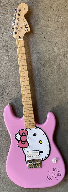 Squier Fender Hello Kitty Stratocaster Affinity Electric | Reverb