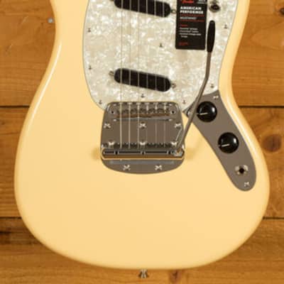 Fender American Performer Mustang | Rosewood - Vintage White image 3