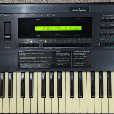 *RARE* Ensoniq TS-10 Plus Synthesizer 1997 - LCD Display, Max Memory, SCSI Port image 3