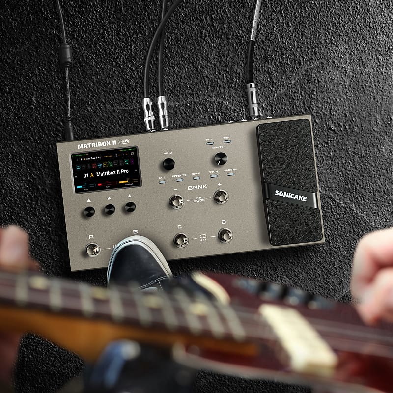 SONICAKE Matribox II Pro - Multi Effects Guitar Pedal with
