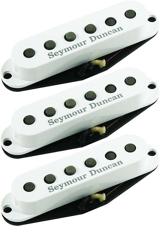 NEW Seymour Duncan Alnico II Staggered Strat PICKUP SET | Reverb