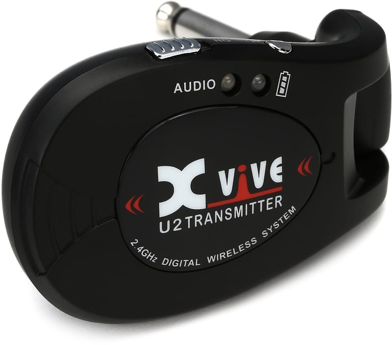 Xvive U2T Wireless Guitar Transmitter for U2 System - Black image 1