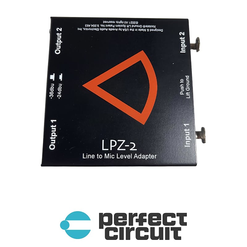 Avedis Audio LPZ-2 2 Channel Line to Mic Level Converter