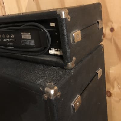 Acoustic 220 Head with 402 Cabinet 1979 - Supposed to be SIGNED BY JACO PASTORIUS image 6
