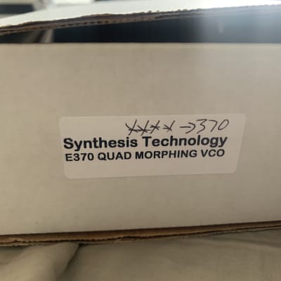 Synthesis Technology E370 Quad Morphing VCO (Serial #370 Signed by Paul) image 3