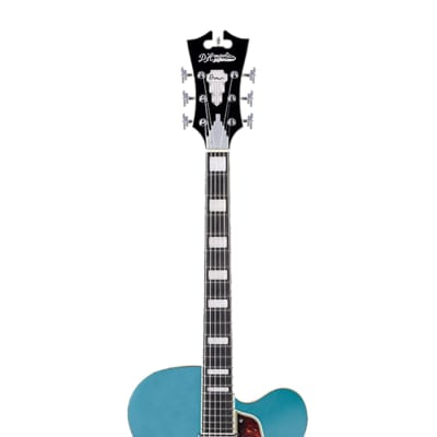 D'Angelico Premier EXL-1 Hollow Body - Ocean Turquoise image 2