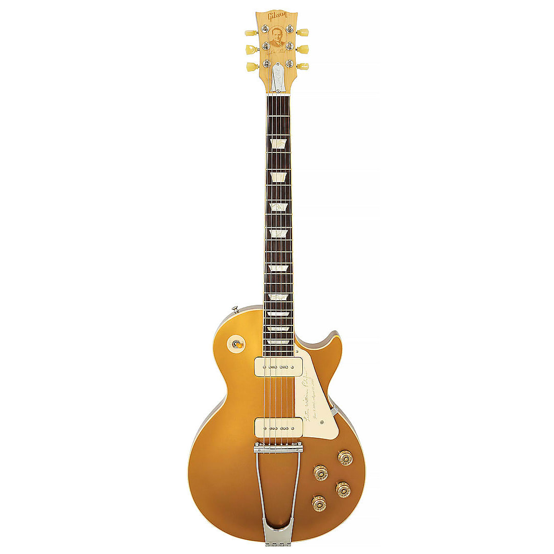 【低価豊富な】u46132 Gibson [Lespaul Tribute 50\'s GoldTop] 中古 エレキギター 2016年製 ギブソン