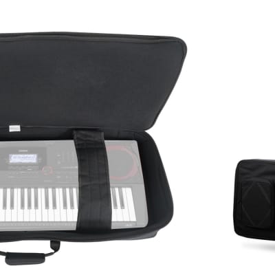 Rockville 61 Key Padded Rigid Durable Keyboard Gig Bag Case For CASIO CT-X5000