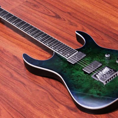 Halo MERUS 6-string Guitar with EVERTUNE 🤘🏻 Fishman Fluence Modern Pickups, Poplar Burl Top image 2
