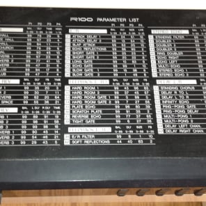 Yamaha R100 Reverb/DDL Processor image 2