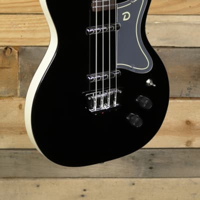 Danelectro 56 4-String Bass Guitar Black image 1