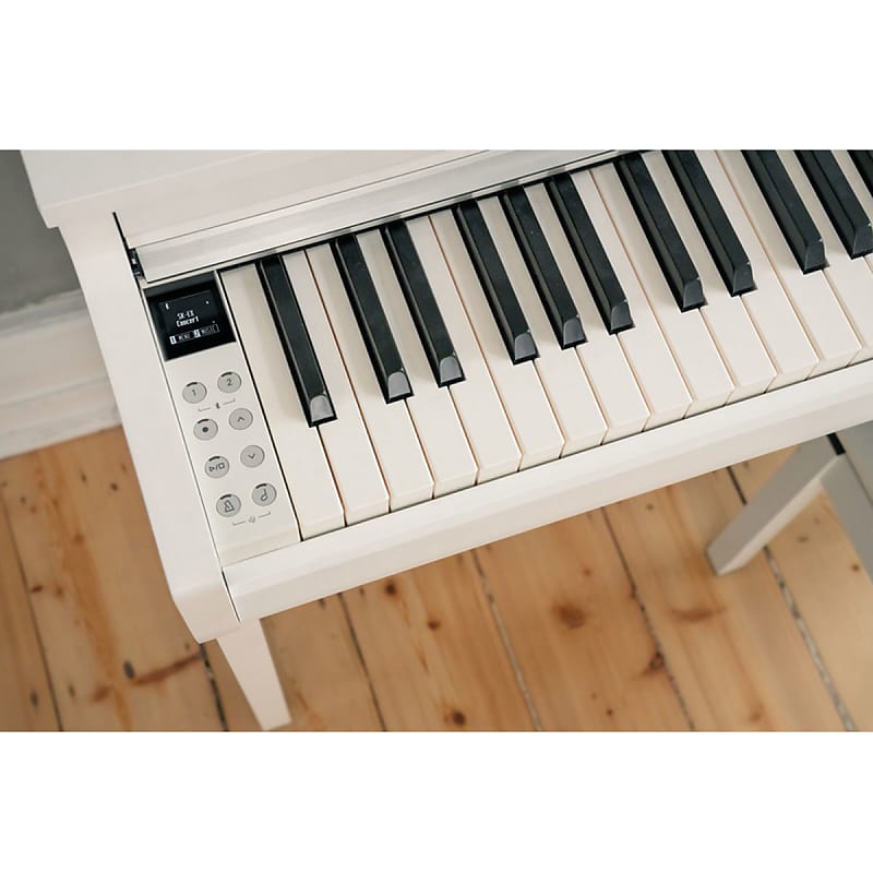 Kawai ES-120 Piano Numérique Blanc avec Pédale Triple, Support