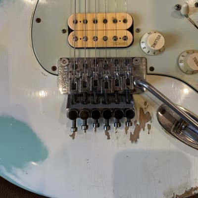 Fender Custom Shop '60 Reissue Stratocaster Relic 2010s White/Green image 3