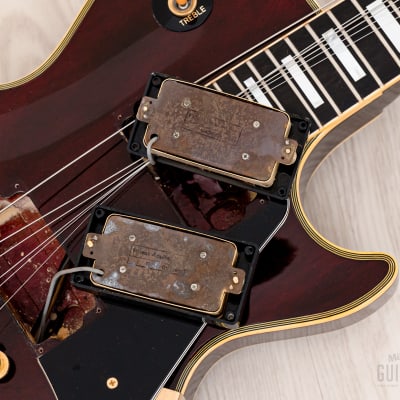 1981 Tokai Love Rock Custom LC100 Vintage Guitar Wine Red, 100% Original w/ Case image 15
