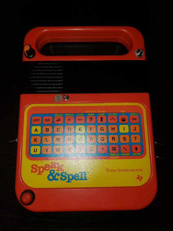 Speak and Spell Light Theramin + Expansion glitch noise | Reverb