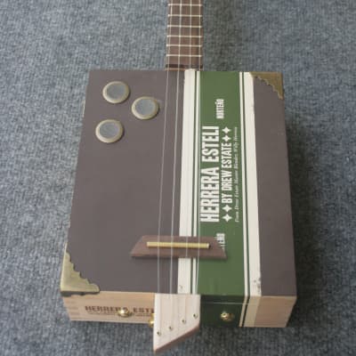 Herrera Esteli Acoustic Cigar Box Ukulele by D-Art Homemade Guitar Co. image 2