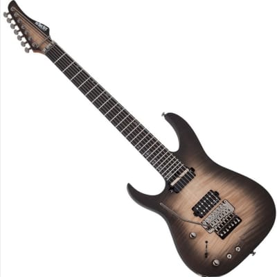 Schecter Banshee Mach-7 FR S Sustainiac Left-Handed - Fallout Burst for sale
