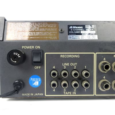Maxon RM 804 X 8 Channel Mixer RARE! - FREE Shipping! | Reverb