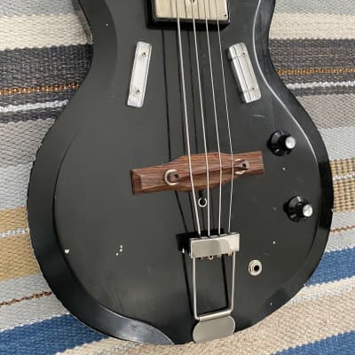 Supro Pocket Bass 1960s Black image 4