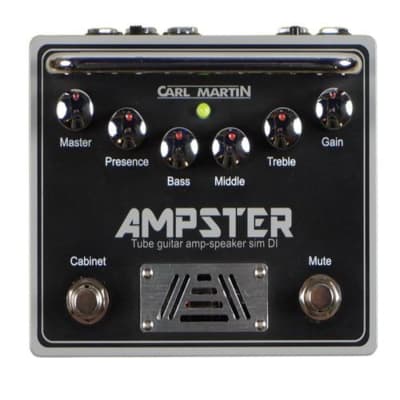 Carl Martin Ampster Tube Guitar Amp/Speaker Sim DI Pedal 911071 852940000981 image 1