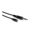 Hosa - Headphone Extension Cable 3.5mm TRS female to 1/4" TRS male, 10ft