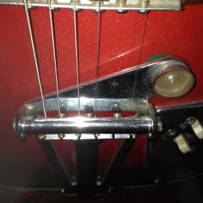 Sekova Semi Hollow Mid 60s Red Burst Electric Guitar image 4