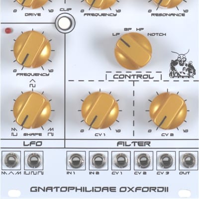 NEW Frequency Central Gnatophilidae Oxfordii (Multimode VCF with LFO/Distortion Module) for Eurorack Modular image 2