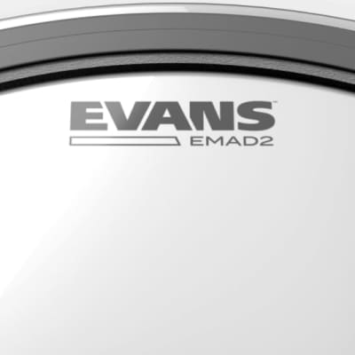 Evans EMAD2 Clear Bass Batter Head 22" image 3