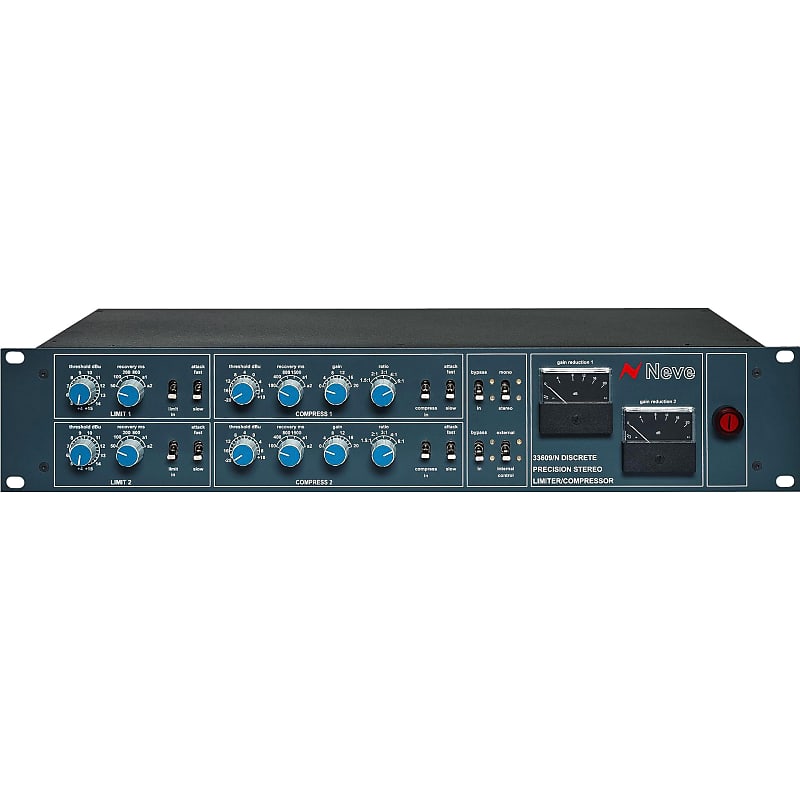 AMS Neve 33609N Classic Analog Compressor Stereo-Channel Bus image 1