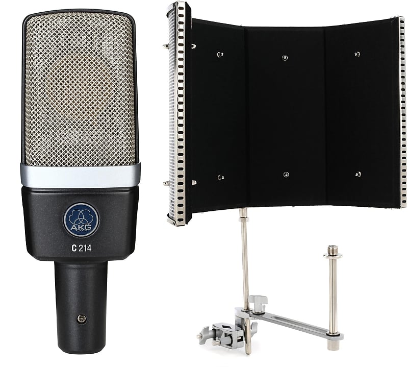 2x Mikrofon Pop Filter Für AKG C214 - Schaumstoff Windschutz Für Aufnahmen