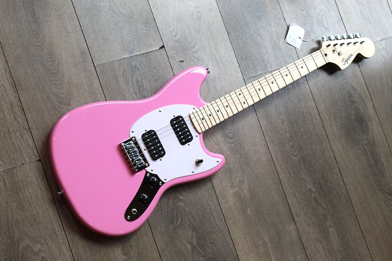 Fender Squier Sonic Mustang HH Electric Guitar Flash Pink - 0373702555