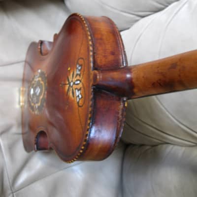 Vintage Violin with Beautiful Inlays, 4/4 c1880 image 7