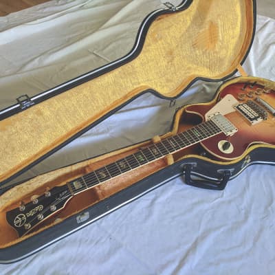 1976 Electra Les Paul MPC X330 Guitar- Cherry Burst- Pro Setup for sale
