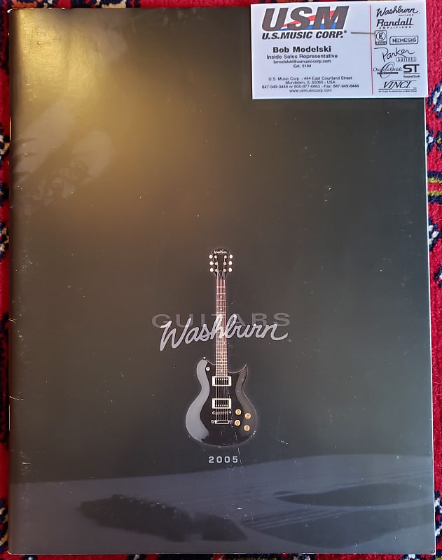 Washburn Guitar and Bass Catalog and Price List 2005 Reverb