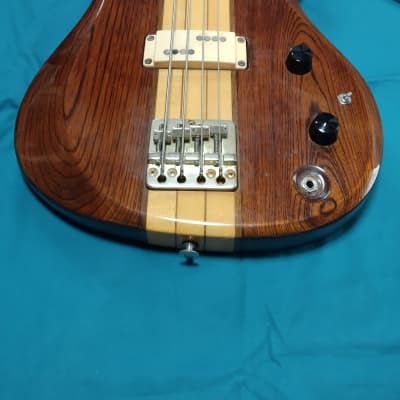 1984 Aria Pro II ZZB Deluxe Electric Bass Guitar Orange