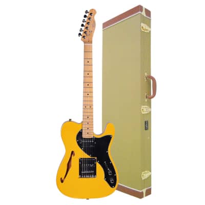 Artist TL69 Thinline Butterscotch Blonde Left Handed Electric  GuitarTL69BNDL-PARENT